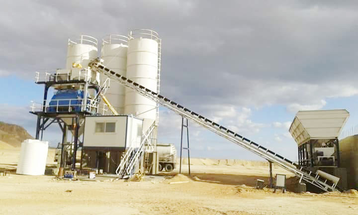 محطة خلط الخرسانة